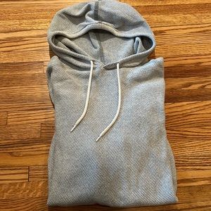 Mens Gap Grey Waffle lightweight Hoodie-Size XL